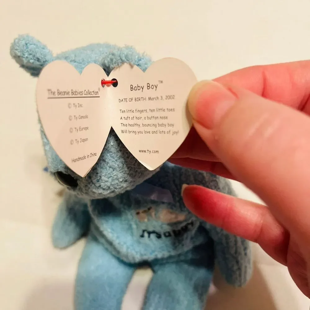 Ty Beanie Babies Baby Boy The‎ Bear. Preowned condition.